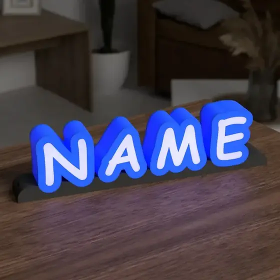 Nome 3D Personalizado impresso em 3D para Bambu Lab A1 Mini