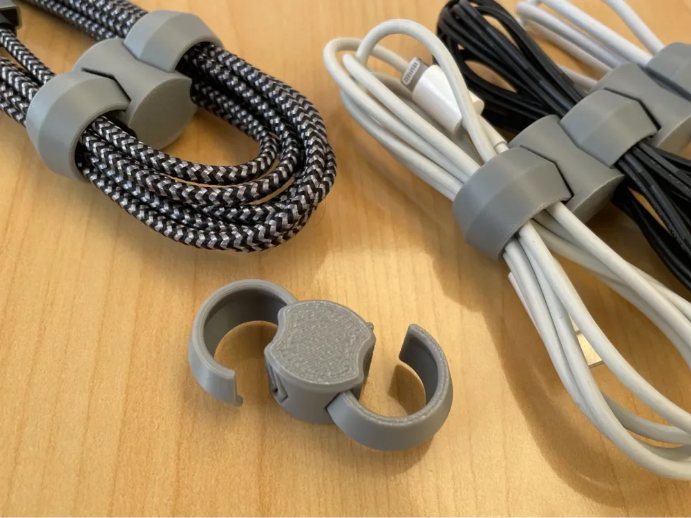 Guia de Cabo Técnico com Clipe para bancada maker em impressão 3D para Bambu Lab A1 Mini