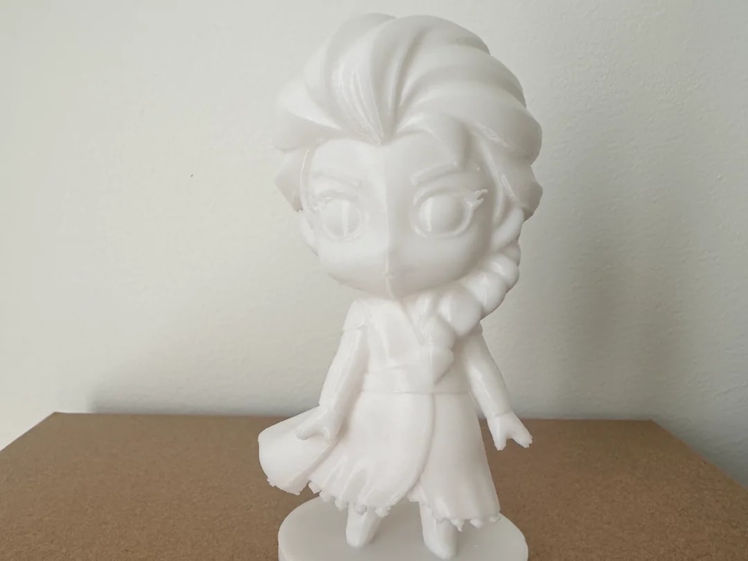 Elsa Frozen Chibi impresso em 3D para Bambu Lab A1 Mini